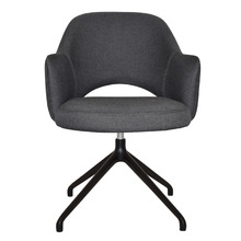 Lex Cotton-Blend Trestle Armchairs (Set of 2)